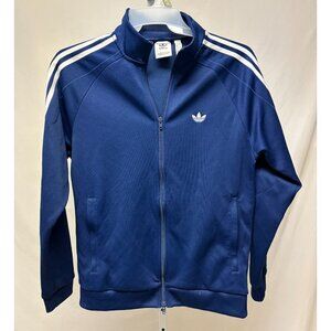 Adidas Mens Adicolor Classics Navy Loose Track Collared Zip Up Jacket Sz M